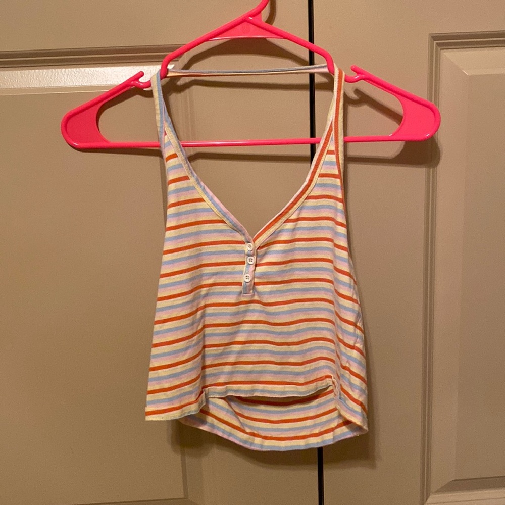 pacsun me to we halter crop top